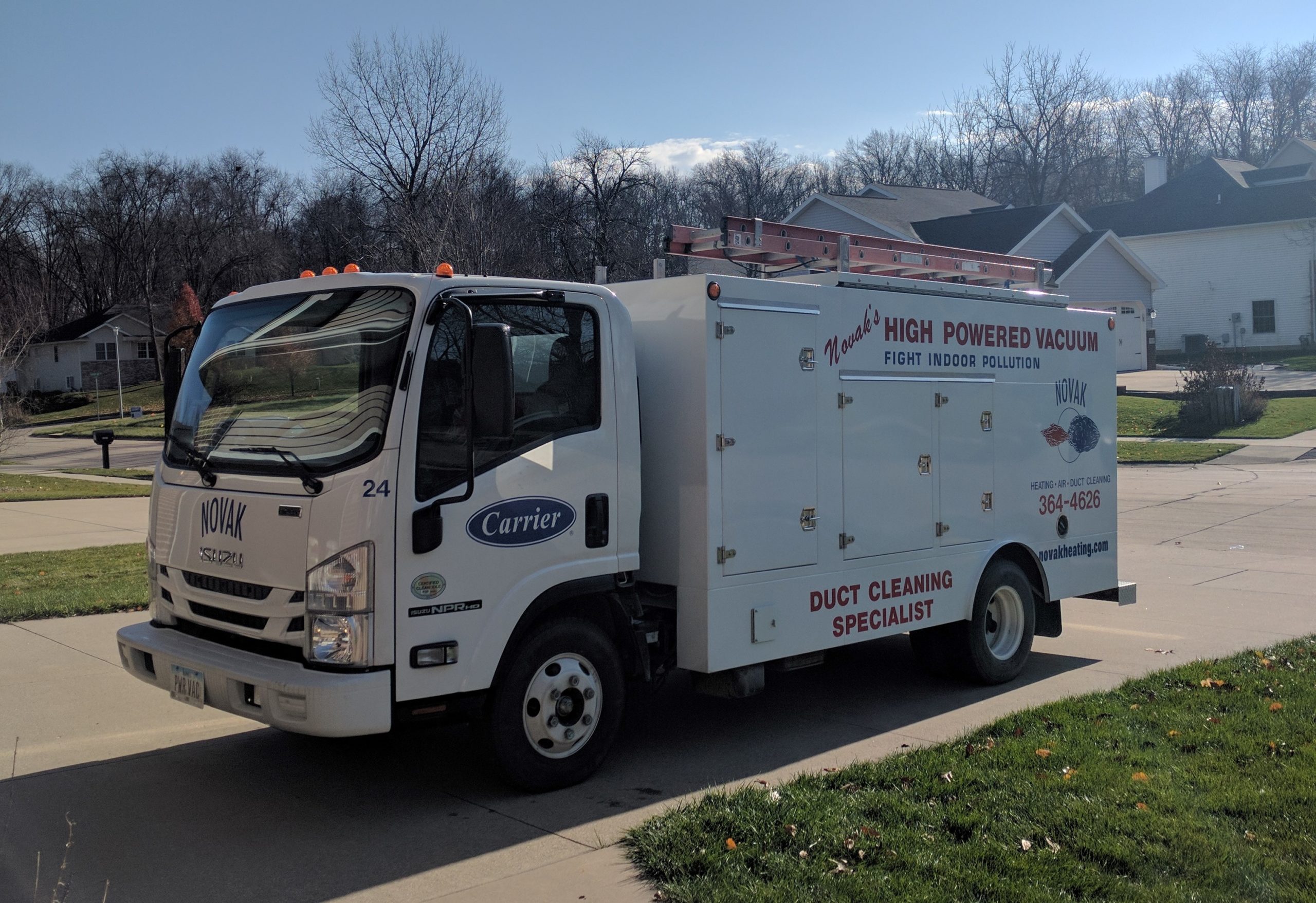 Air duct truck