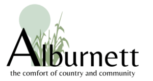 alburnett iowa town logo